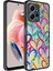 Xiaomi Redmi Note 12 4g Kılıf Aynalı Desenli Kamera Korumalı Parlak Fzd Mirror Kapak-Kalp 1