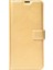 Gold General Mobile Gm 22 Plus Kaliteli Suni Deri Cüzdan Kılıf Kapaklı Mıknatıslı Kartlık Bölmeli Cüzdanlı Stand Özellikli 1