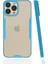 iPhone 13 Pro Max Uyumlu Btbm Parfe Kapak-Mavi 1