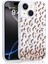 iPhone 15 Uyumlu Kılıf Sıvılı Simli Baskılı Şeffaf Arka Yüzey Btbm Mossa Silikon Kapak-Pembe 1