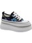 Siyah Yüksek Taban Kadın Sneaker 25Y423-6 Z 3