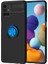 Galaxy M51 Kılıf Klfs Ravel Silikon Kapak-Siyah-Mavi 1