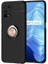 Realme 7 Pro Kılıf Klfs Ravel Silikon Kapak-Siyah-Rose Gold 1