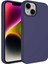 Apple iPhone 14 Plus Kılıf Sıvı Teknolojili Silinebilir Sert Klfs Kivi Kapak-Lacivert 1