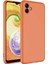 Galaxy A04 Kılıf Klfs Mara Laaakan Kapak-Turuncu 1
