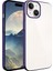 Apple iPhone 15 Plus Kılıf Sert Pc Renkli Çerçeveli Klfs Riksos Kapak-Derin Mor 1