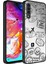 Galaxy A70 Kılıf Aynalı Desenli Kamera Korumalı Parlak Klfs Mirror Kapak-Seyahat 1