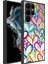 Galaxy S22 Ultra Kılıf Aynalı Desenli Kamera Korumalı Parlak Klfs Mirror Kapak-Kalp 1