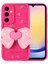 Galaxy A25 Kılıf Kamera Korumalı Figür Tasarımlı Klfs Kapya Kapak-Pembe Koyu 1
