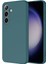 Galaxy S24 Kılıf Klfs Mara Laaakan Kapak-Koyu Yeşil 1