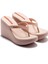 High Fashion Fem Kadın Parmak Arası Terlik Pembe 35/40 FF0021 1