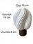 Cream Abajur E27 Ampul Hediyeli 3