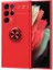 Galaxy S22 Ultra Kılıf Fzd Ravel Silikon Kapak-Kırmızı 1