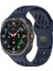 Galaxy Watch Ultra 47MM Zore KRD-119 Delikli Tasarım Silikon Kordon-Midnight Blue 1