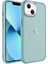 Apple iPhone 13 Kılıf Buzlu Sert Pc Btbm May Kapak-Mavi 1