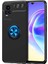 Vivo V21E Kılıf Klfs Ravel Silikon Kapak-Siyah-Mavi 1