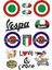 Masters Vespa Sticker Seti 1