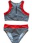 Genç Kız Fermuar Detaylı Siyah Bikini Takımı 1