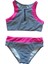 Kız Çocuk Fermuar Detaylı Lacivert Bikini Takımı 1
