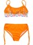 Kız Çocuk Püskül Detaylı Turuncu Bikini Takımı 1