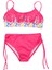 Kız Çocuk Püskül Detaylı Pembe Bikini Takımı 1