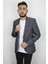 Fistan Store Erkek Italyan Kesim Dar Kalıp Tek Düğme Yazlık Blazer Ceket 1
