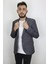 Fistan Store Erkek Italyan Kesim Dar Kalıp Tek Düğme Yazlık Blazer Ceket 2