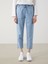 Yeni Sezon Beli Lastikli Carrot Fit Kadin Jean Pantolon - S5H747Z8 2