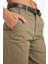 Yeni Sezon Carrot Fit Kemerli Gabardin Pantolon Cepli Yüksek Bel Düz Paça 5
