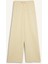 Yeni Sezon Coool Wide Leg Çizgili Normal Bel Keten Karışımlı Pantolon 1