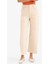 Yeni Sezon Culotte Gabardin Kumaş Pantolon Yüksek Bel Geniş Paça 1