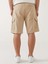 Yeni Sezon Standart Kalip Gabardin Erkek Kargo Sort - S55665Z8 4
