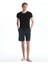 Yeni Sezon Slim Fit Erkek Pijama Alt Sort - S50012Z8 1