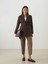 Yeni Sezon Keten Karisimli Kadin Blazer Ceket - S5NI63Z8 2