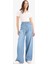 Yeni Sezon Wide Leg Yüksek Bel Geniş Paça Uzun Yumuşak Jean Pantolon 4