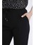 Yeni Sezon Jogger Pantolon Keten Görünümlü Cepli Yüksek Bel Düz Paça 5