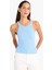 Yeni Sezon Slim Fit Dar Kesim Halter Yaka Fitilli Kaşkorse Atlet 4