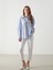 Yeni Sezon Dokulu Oversize Kadin Gomlek - S5I336Z8 2