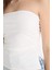 Yeni Sezon Fitted Straplez Beyaz Atlet 5