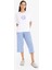 Yeni Sezon Pijama Takımı Regular Fit Kısa Kollu Baskılı Üst Esnek Belli Kapri Alt-Fall In Love 1