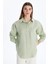Yeni Sezon Oversize Keten Kadin Gomlek - S5LT33Z8 1