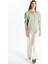 Yeni Sezon Oversize Keten Kadin Gomlek - S5LT33Z8 2