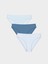 Yeni Sezon Desenli Bikini Kulot 3'lu Paket - S5FA72Z8 1