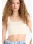 Yeni Sezon Fitted Kare Yaka Fitilli Kaşkorse Crop Atlet 1