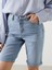 Yeni Sezon Dar Fit Kadin Jean Sort - S5DN09Z8 3