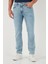 Lse 502 Pamuklu Regular Tapered Fit Normal Bel Düz Paça Jeans Erkek Kot Pantolon A2088 1