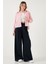 Wide Leg Yüksek Bel Geniş Paça Palazzo Pantolon Bayan Pantolon 5866290 5