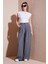Wide Leg Yüksek Bel Geniş Paça Palazzo Pantolon Bayan Pantolon 5866290 1
