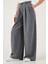 Wide Leg Yüksek Bel Geniş Paça Palazzo Pantolon Bayan Pantolon 5866290 4