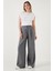 Wide Leg Yüksek Bel Geniş Paça Palazzo Pantolon Bayan Pantolon 5866290 5